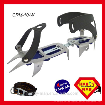 CRM-10-W Crampones de acero para escalada en hielo de 10 puntos